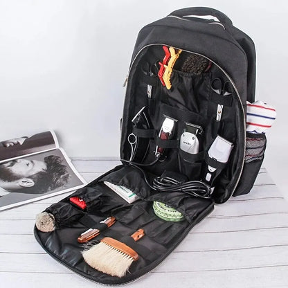 Barber Supplies Backpack Portable Clippers Organizer and Hairstylist Tools Storage 